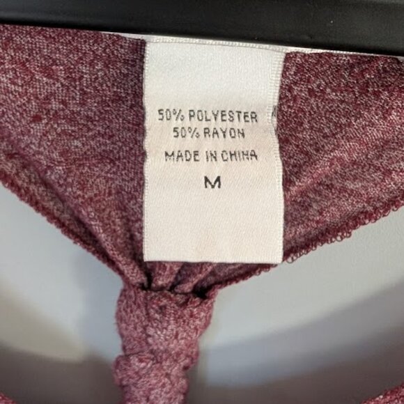 Texas State University Maroon Heather Tank Top - Picture 3 of 3